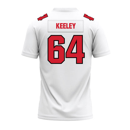 Youngstown State - NCAA Football : Matthew Keeley - White Premium Football Jersey-1