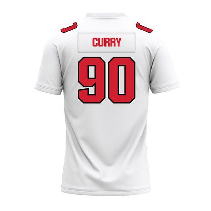 Youngstown State - NCAA Football : Ebony Curry - White Premium Football Jersey-1