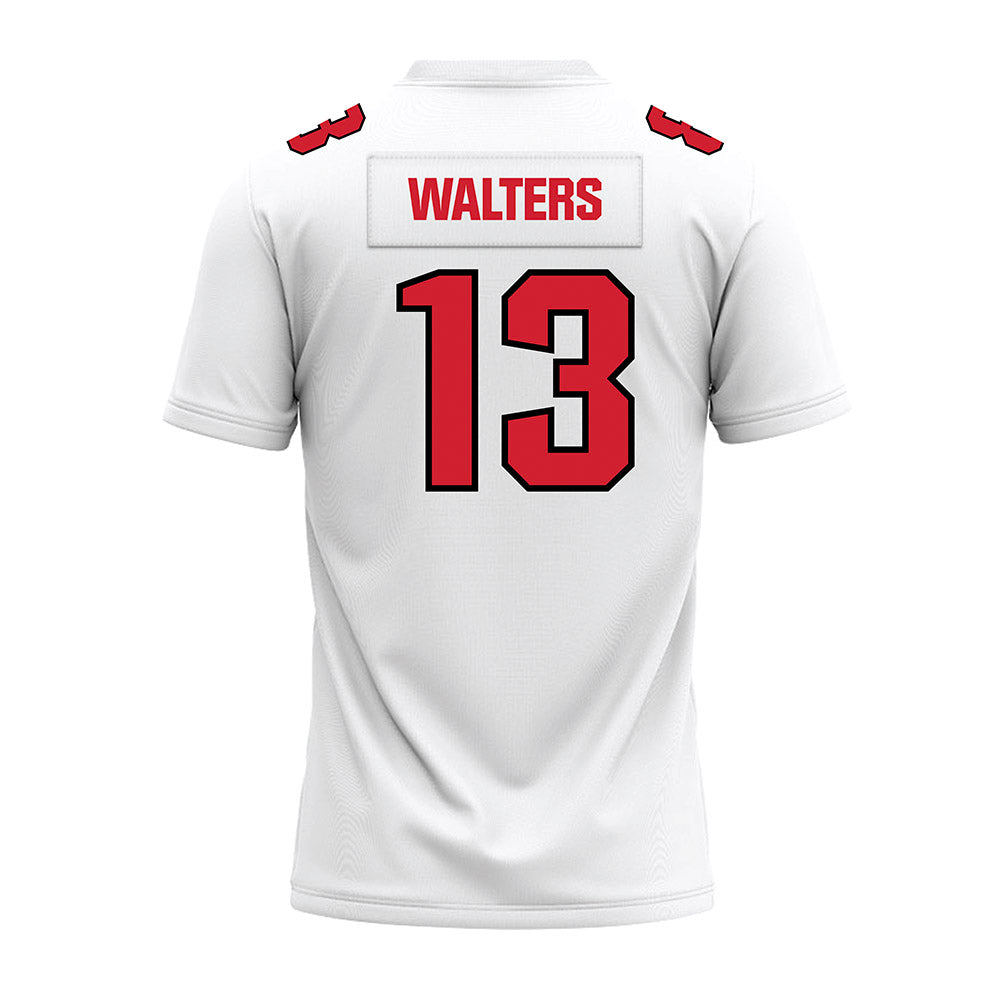 Youngstown State - NCAA Football : Fresh Walters - White Premium Football Jersey-1