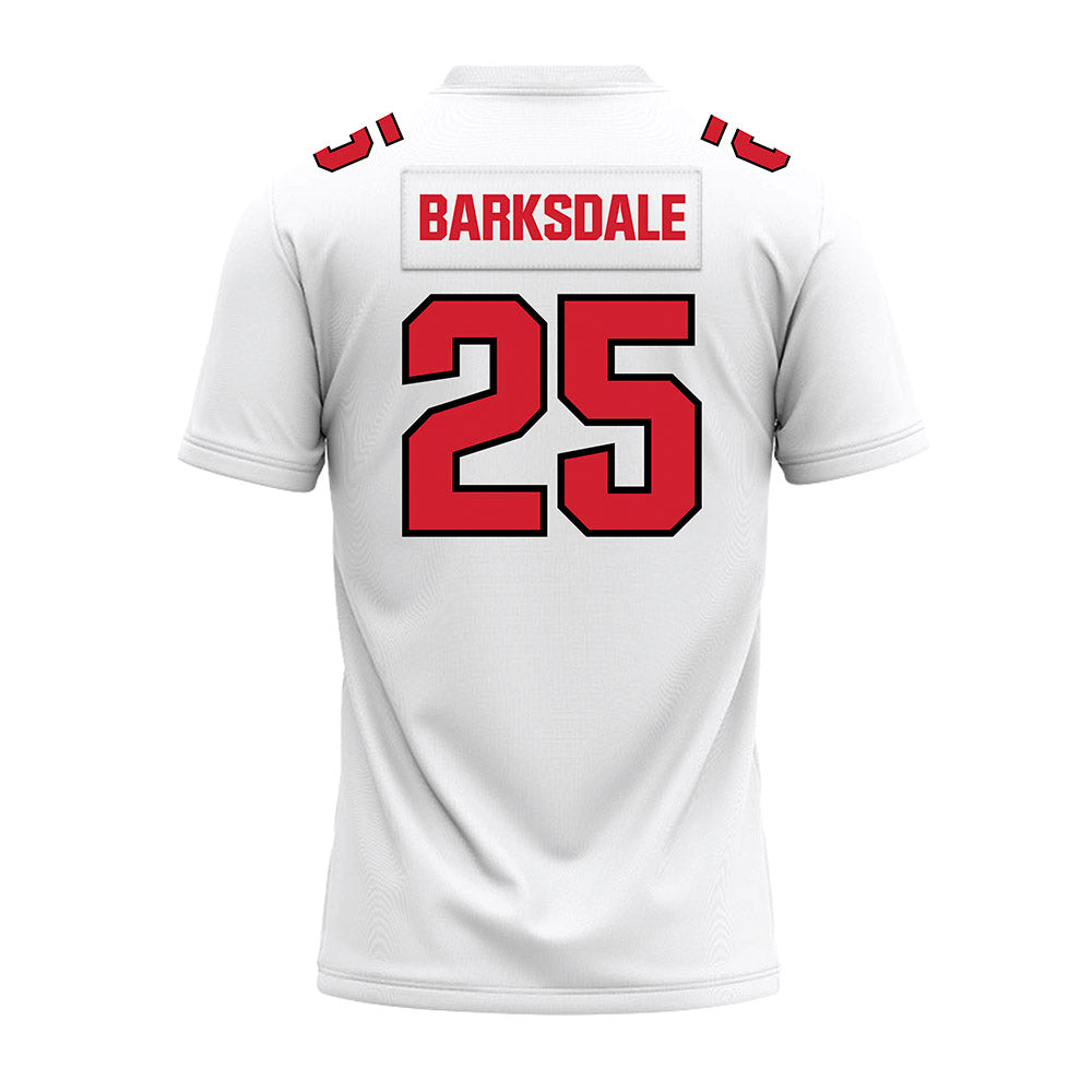 Youngstown State - NCAA Football : Donald Barksdale - White Premium Football Jersey-1