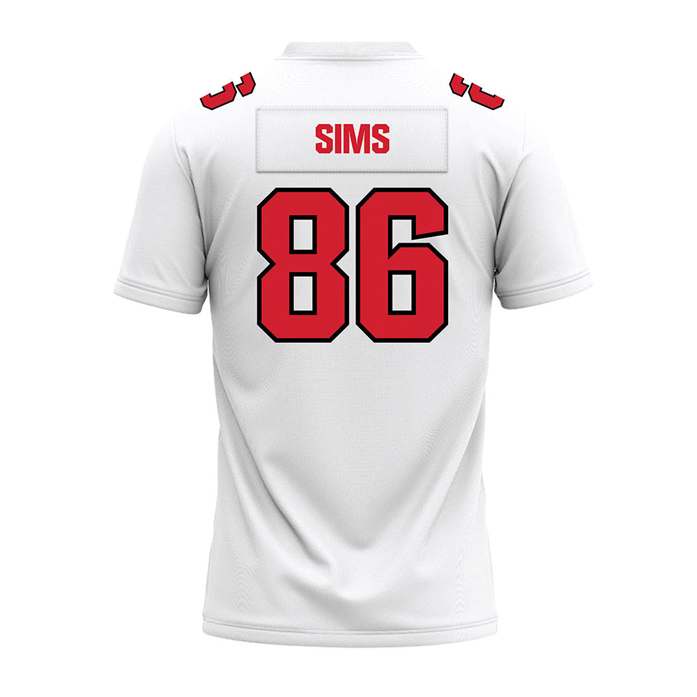 Youngstown State - NCAA Football : Stephen Sims - White Premium Football Jersey-1