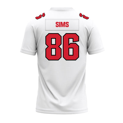Youngstown State - NCAA Football : Stephen Sims - White Premium Football Jersey-1