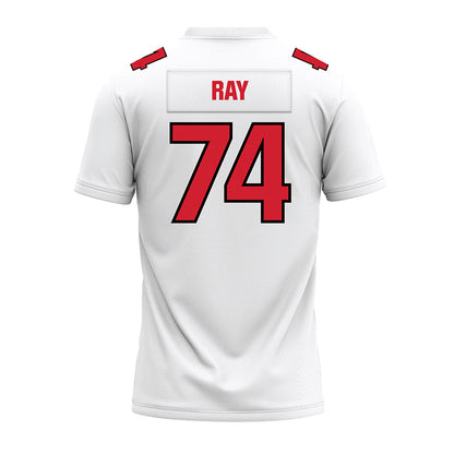 Youngstown State - NCAA Football : Ethan Ray - White Premium Football Jersey-1