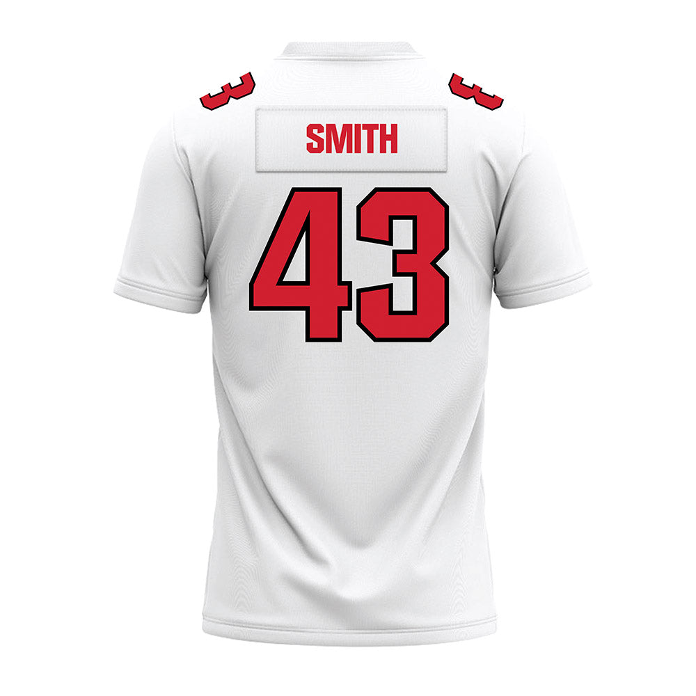Youngstown State - NCAA Football : Jay Smith - White Premium Football Jersey-1