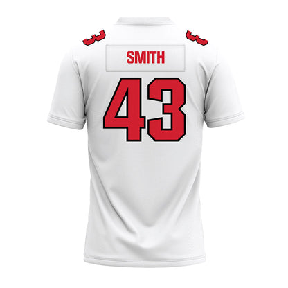 Youngstown State - NCAA Football : Jay Smith - White Premium Football Jersey-1