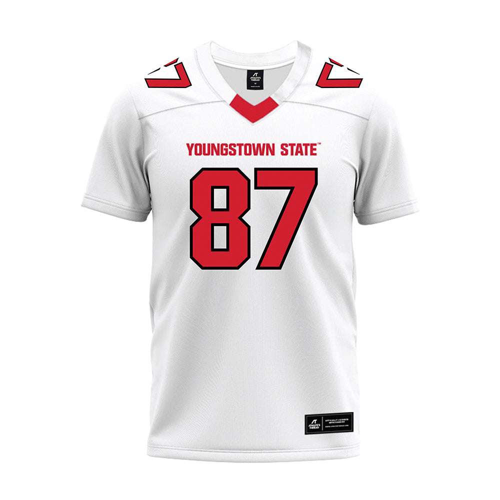 Youngstown State - NCAA Football : Alex Reese - White Premium Football Jersey-0