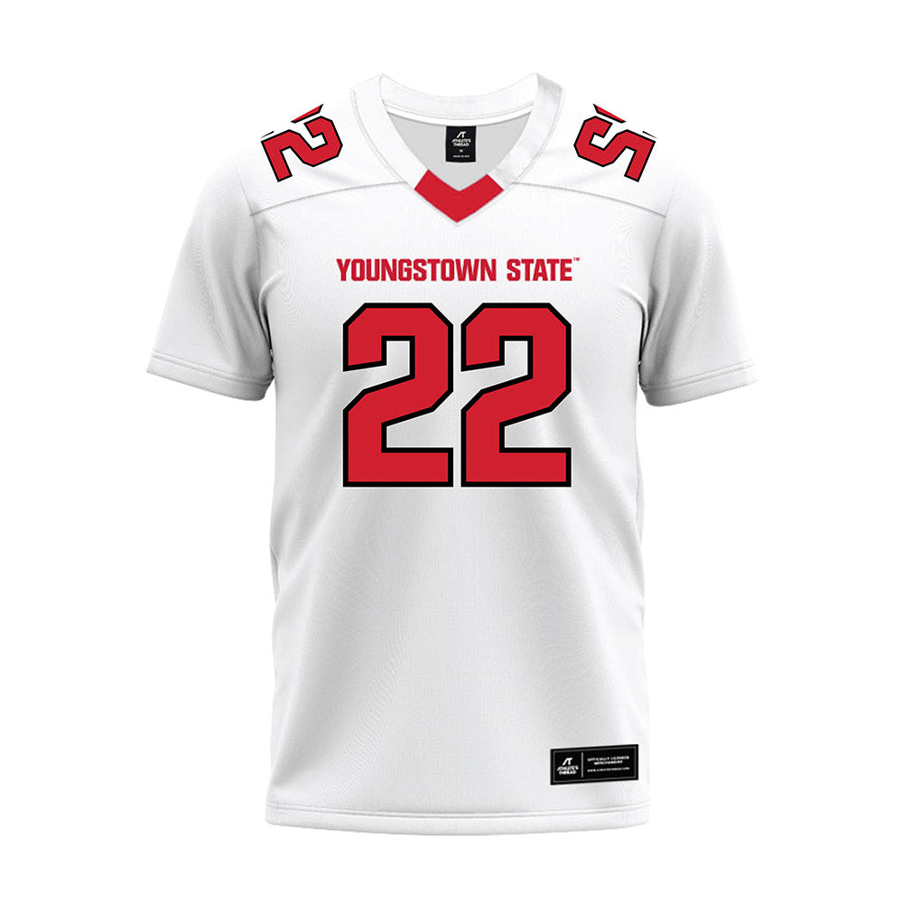 Youngstown State - NCAA Football : Matthew Reardon - White Premium Football Jersey-0