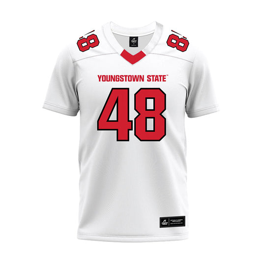 Youngstown State - NCAA Football : Andrew Jackson-Dunaway - White Premium Football Jersey-0