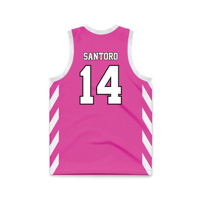 Youngstown State - NCAA Women's Basketball : Casey Santoro - Pink Basketball Jersey-1
