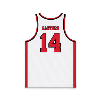 Youngstown State - NCAA Women's Basketball : Casey Santoro - White Basketball Jersey-1