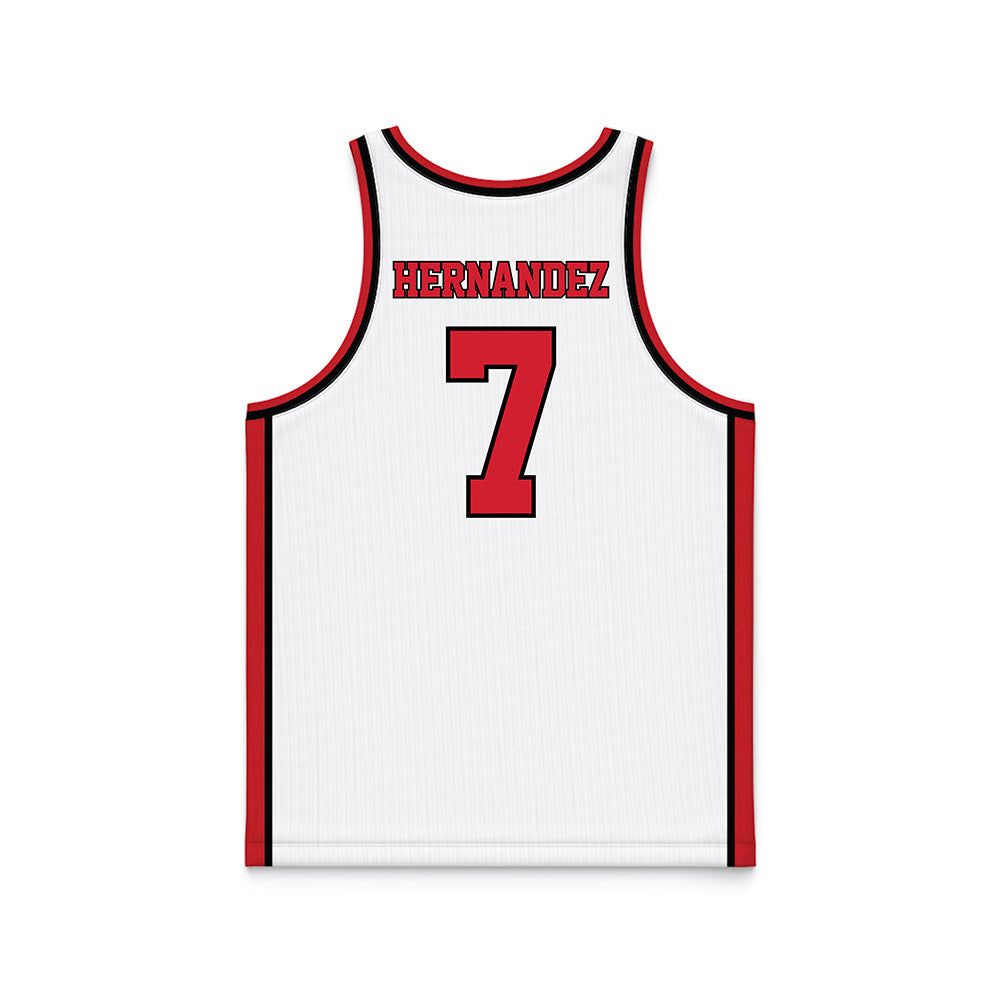 Youngstown State - NCAA Women's Basketball : Paulina Hernandez - White Basketball Jersey-1