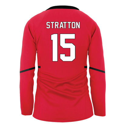 Youngstown State - NCAA Women's Volleyball : Ava Stratton - Red Volleyball Jersey-1