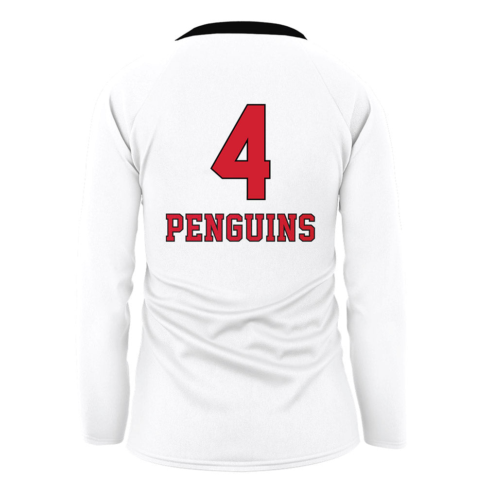 Youngstown State - NCAA Women's Volleyball : Bianca Giglio - White Volleyball Jersey-1