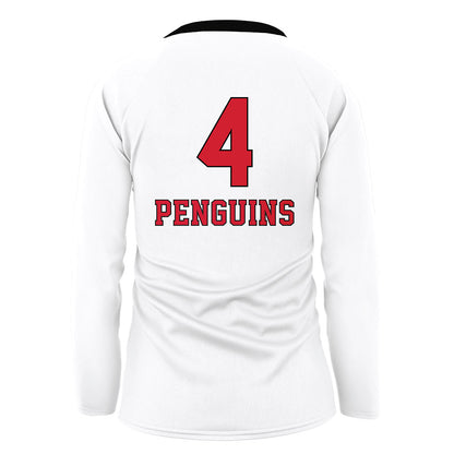 Youngstown State - NCAA Women's Volleyball : Bianca Giglio - White Volleyball Jersey-1