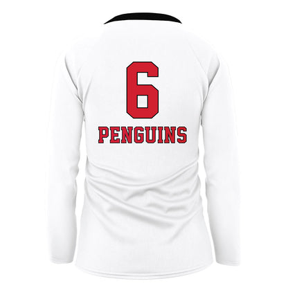 Youngstown State - NCAA Women's Volleyball : Julia Sell - White Volleyball Jersey-1