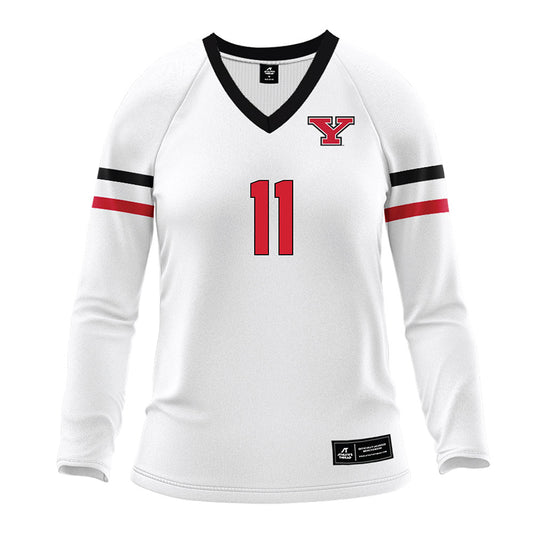 Youngstown State - NCAA Women's Volleyball : Nyia Setla - White Volleyball Jersey-0