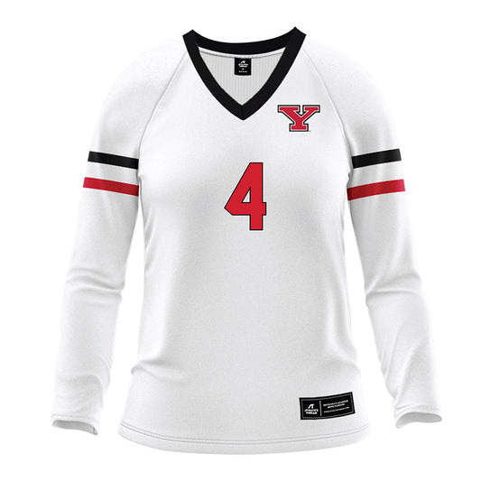 Youngstown State - NCAA Women's Volleyball : Bianca Giglio - White Volleyball Jersey-0