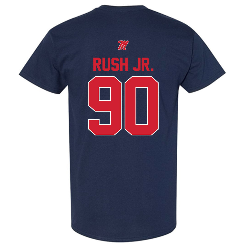Ole Miss - NCAA Football : Jeffery Rush Jr. - T-Shirt-1