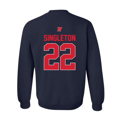 Ole Miss - NCAA Women's Basketball : Tyia Singleton - Crewneck Sweatshirt