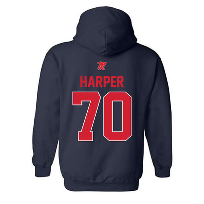 Ole Miss - NCAA Football : Devin Harper - Hooded Sweatshirt-1