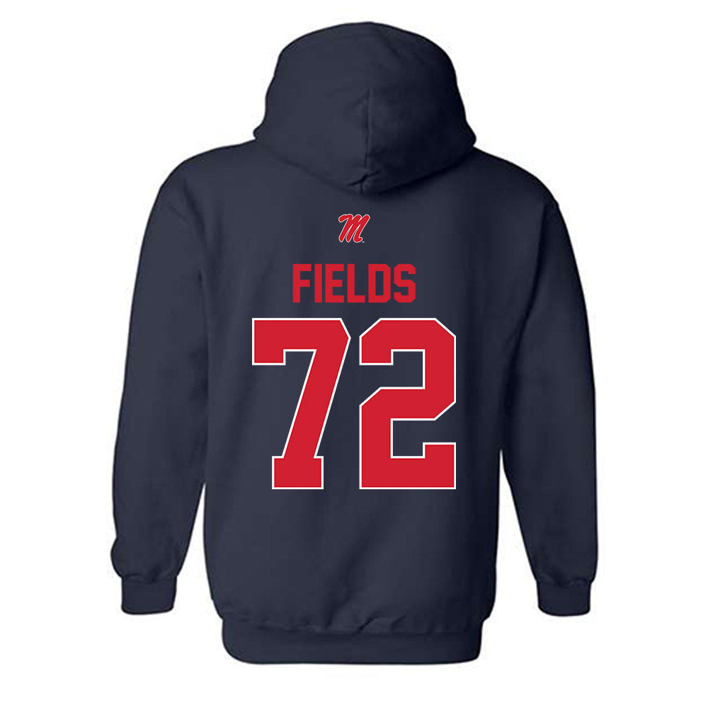 Ole Miss - NCAA Football : Ethan Fields - Hooded Sweatshirt