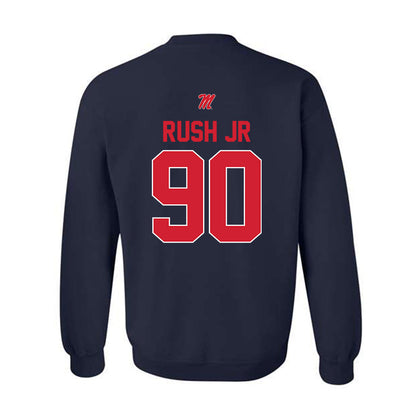 Ole Miss - NCAA Football : Jeffery Rush Jr - Crewneck Sweatshirt-1