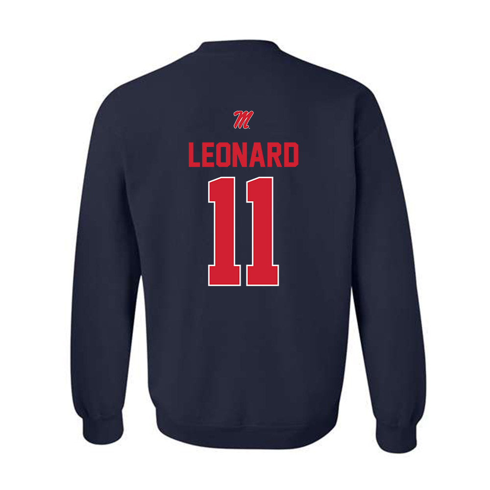Ole Miss - NCAA Women's Soccer : Bella Leonard - Crewneck Sweatshirt-1