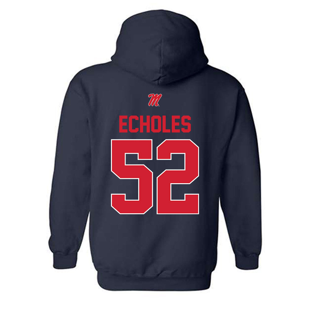 Ole Miss - NCAA Football : William Echoles - Hooded Sweatshirt-1