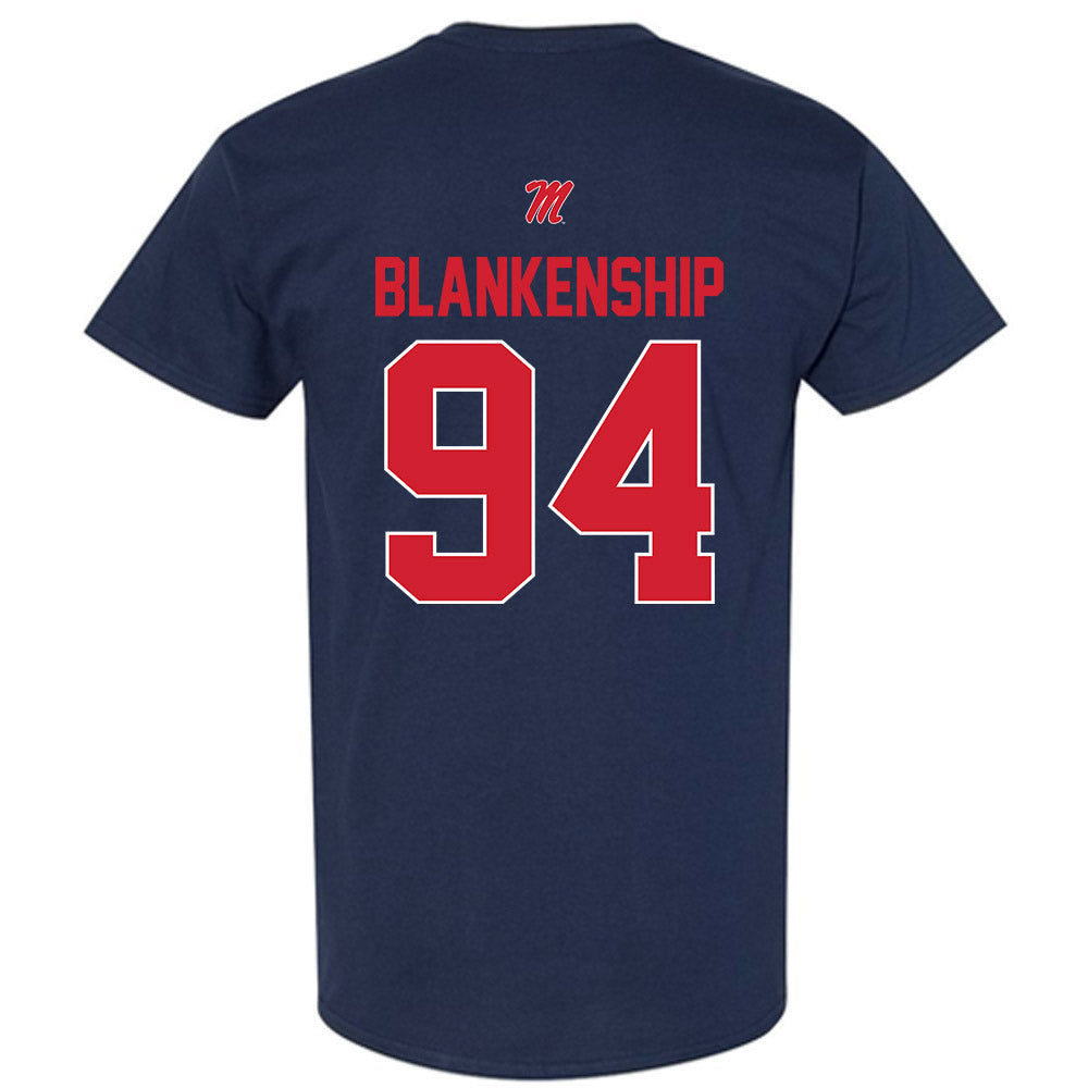 Ole Miss - NCAA Football : Caleb Blankenship - T-Shirt-1