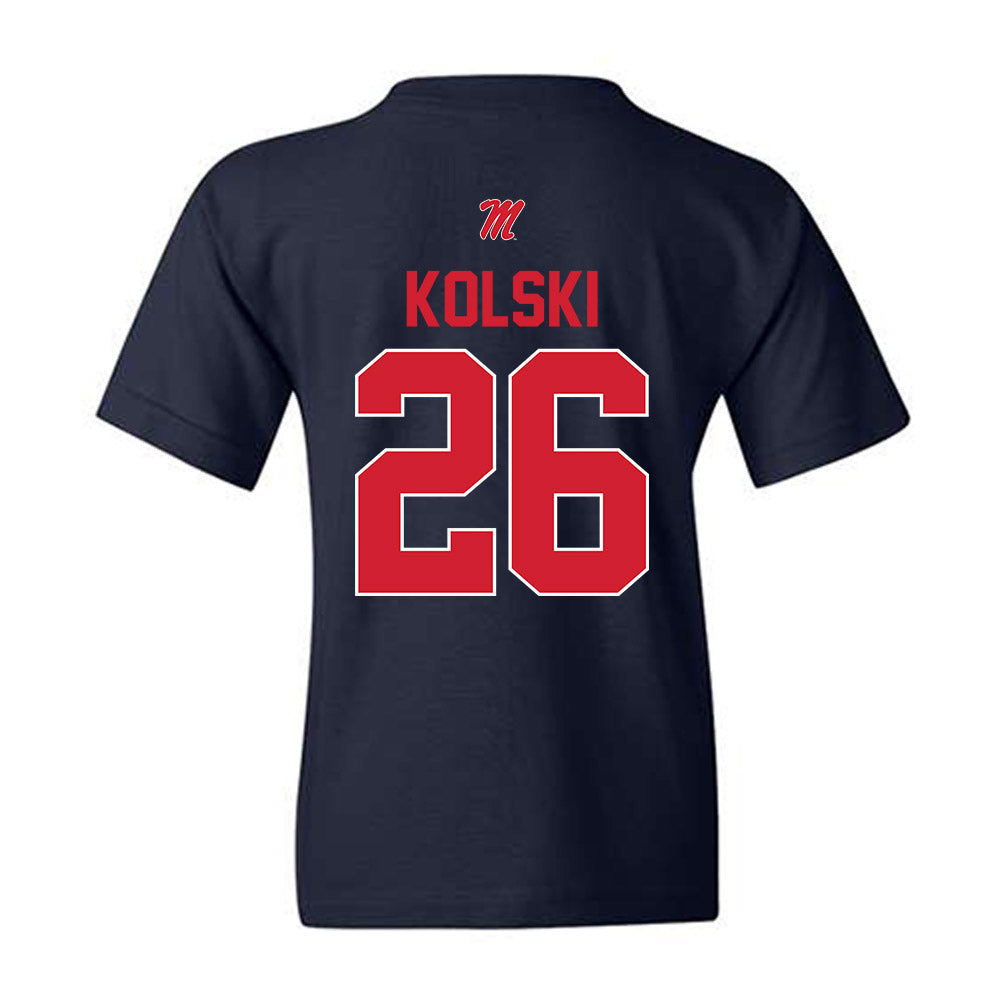 Ole Miss - NCAA Women's Soccer : Allison Kolski - Youth T-Shirt-1