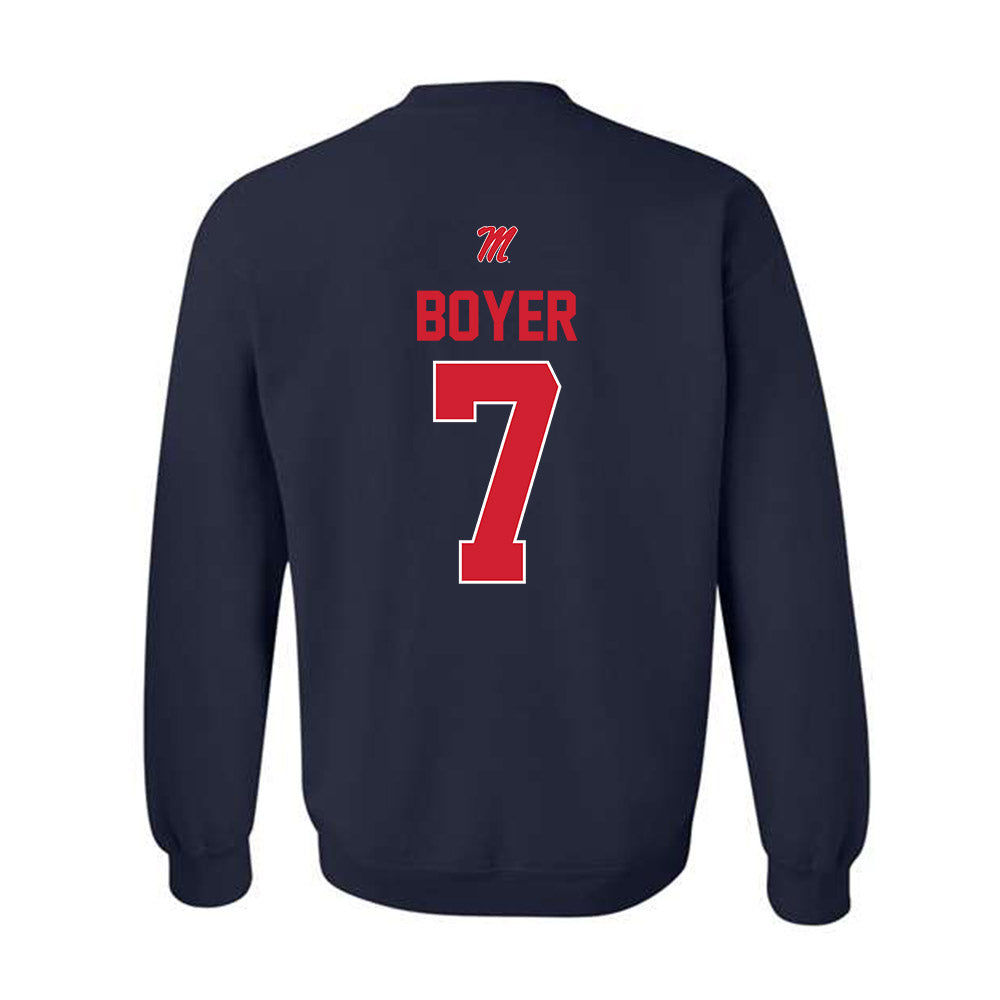 Ole Miss - NCAA Softball : Emilee Boyer - Crewneck Sweatshirt-1
