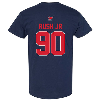 Ole Miss - NCAA Football : Jeffery Rush Jr - T-Shirt-1
