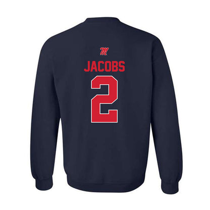 Ole Miss - NCAA Women's Basketball : Lauren Jacobs - Crewneck Sweatshirt-1