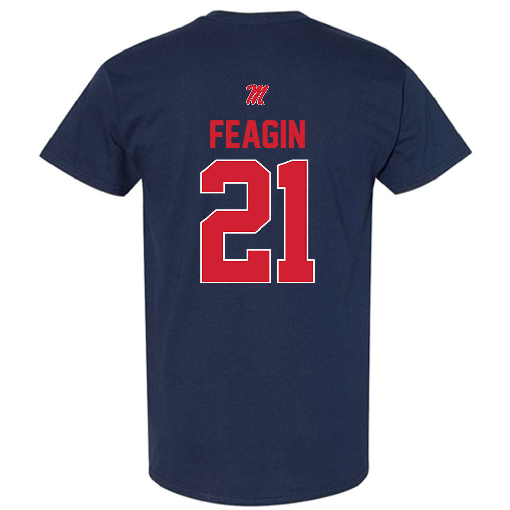Ole Miss - NCAA Football : Tavoy Feagin - T-Shirt-1