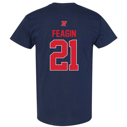 Ole Miss - NCAA Football : Tavoy Feagin - T-Shirt-1