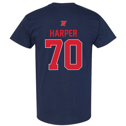 Ole Miss - NCAA Football : Devin Harper - T-Shirt-1