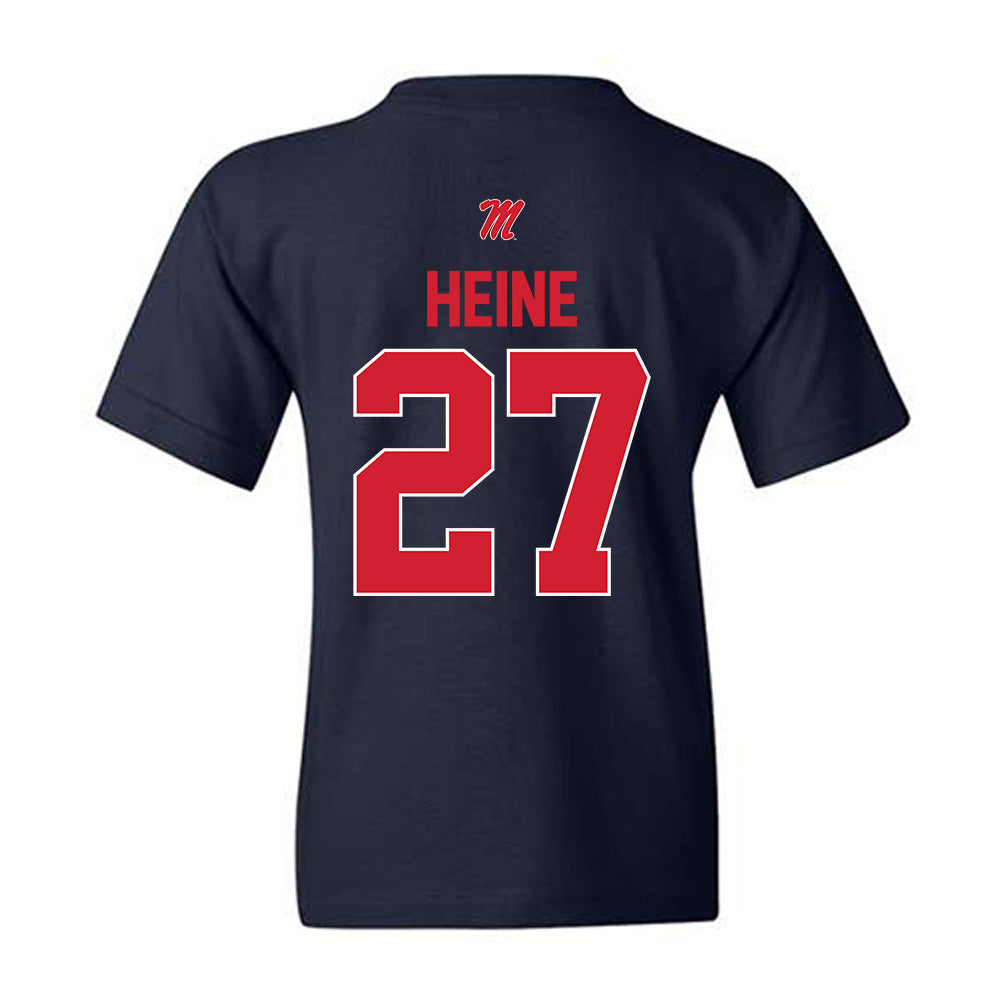Ole Miss - NCAA Softball : Madi Heine - Youth T-Shirt-1