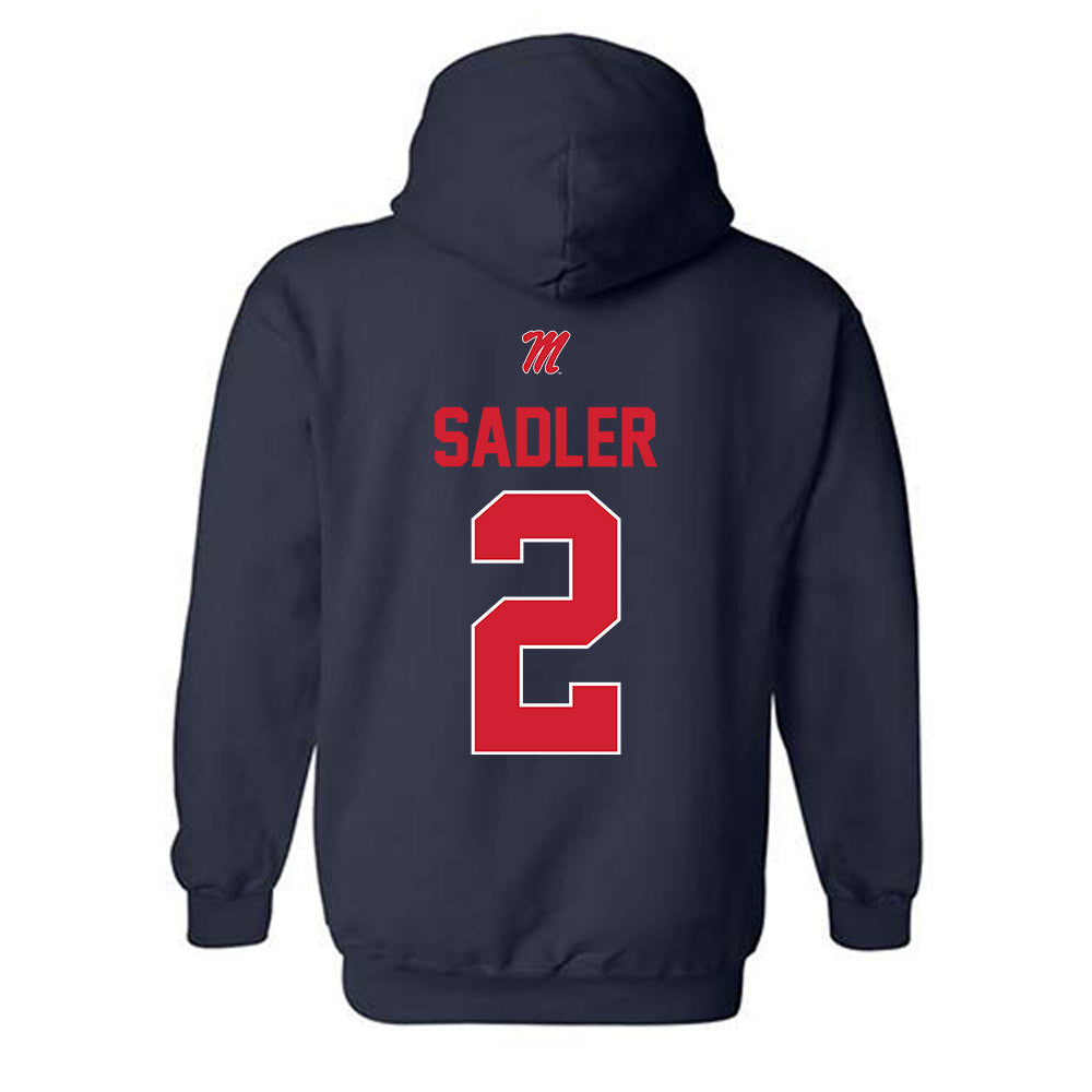 Ole Miss - NCAA Women's Basketball : Tameiya Sadler - Hooded Sweatshirt-1