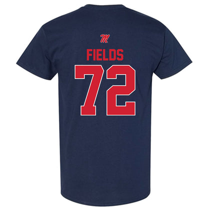 Ole Miss - NCAA Football : Ethan Fields - T-Shirt