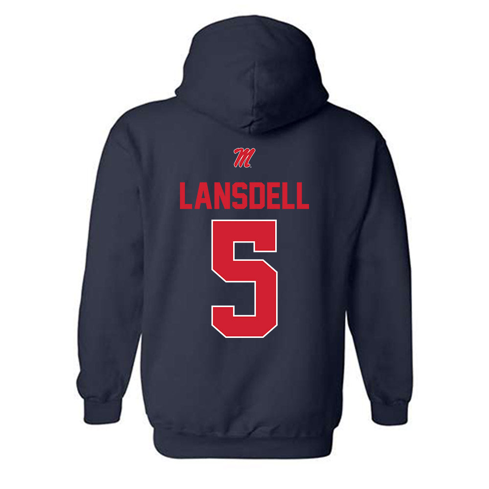 Ole Miss - NCAA Softball : Ashton Lansdell - Hooded Sweatshirt-1