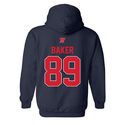Ole Miss - NCAA Football : Mikey Baker - Hooded Sweatshirt-1