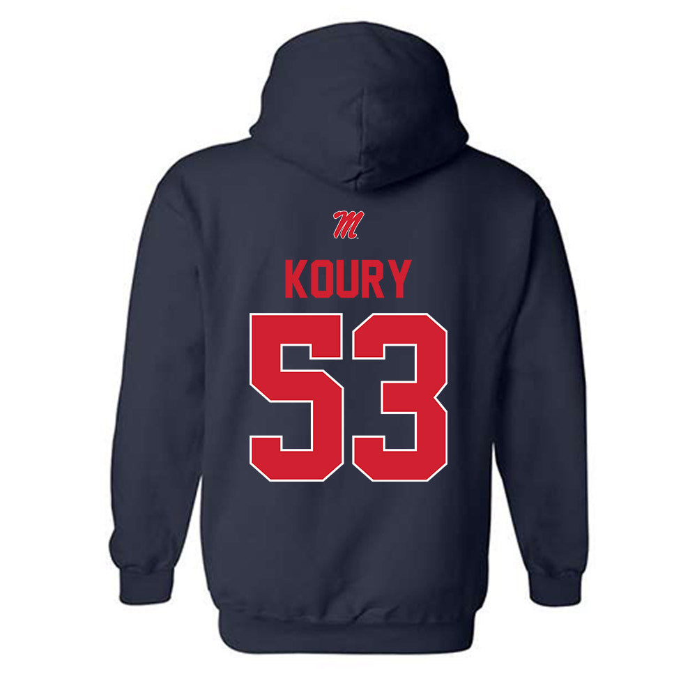 Ole Miss - NCAA Football : Joe Koury - Hooded Sweatshirt-1