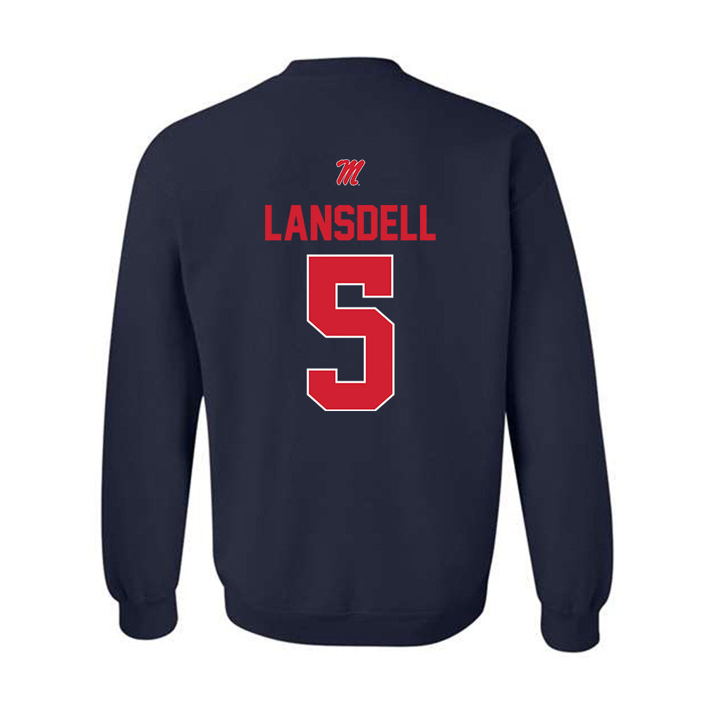 Ole Miss - NCAA Softball : Ashton Lansdell - Crewneck Sweatshirt-1