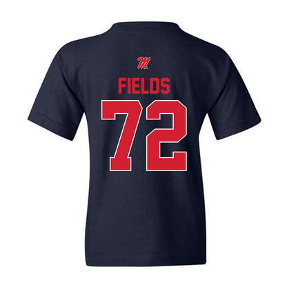 Ole Miss - NCAA Football : Ethan Fields - Youth T-Shirt