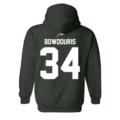Jacksonville - NCAA Men's Lacrosse : George Bowdouris - Classic Shersey Hooded Sweatshirt-1