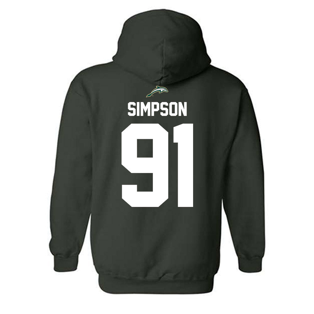 Jacksonville - NCAA Men's Lacrosse : Riley Simpson - Classic Shersey Hooded Sweatshirt