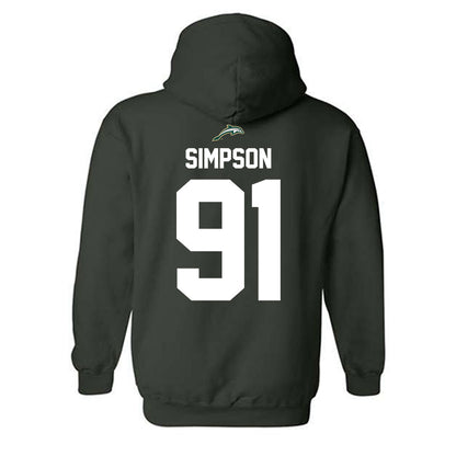 Jacksonville - NCAA Men's Lacrosse : Riley Simpson - Classic Shersey Hooded Sweatshirt