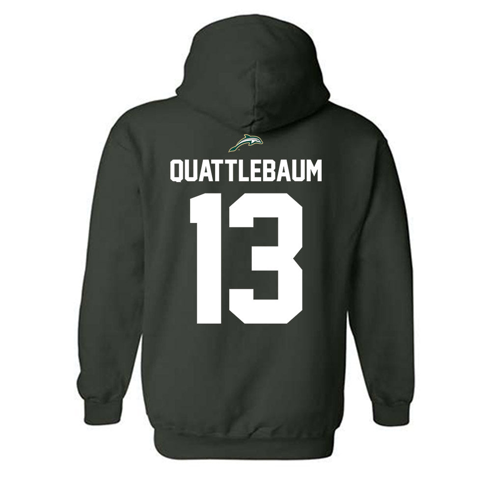 Jacksonville - NCAA Women's Basketball : LaRonda Quattlebaum - Classic Shersey Hooded Sweatshirt-1