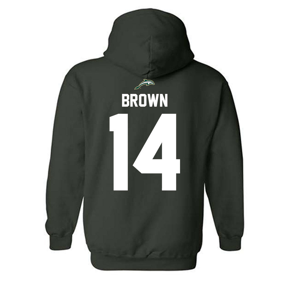 Jacksonville - NCAA Men's Lacrosse : Nicky Brown - Classic Shersey Hooded Sweatshirt-1