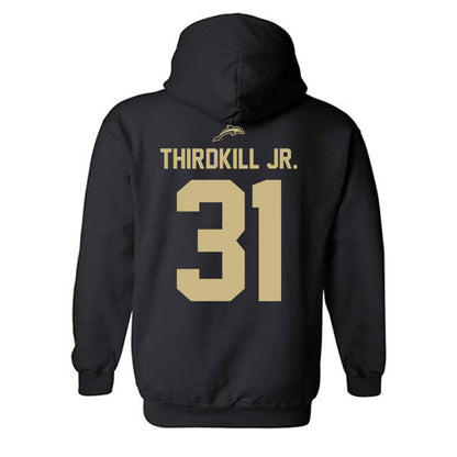 Jacksonville - NCAA Men's Basketball : Jason Thirdkill Jr. - Classic Shersey Hooded Sweatshirt-1
